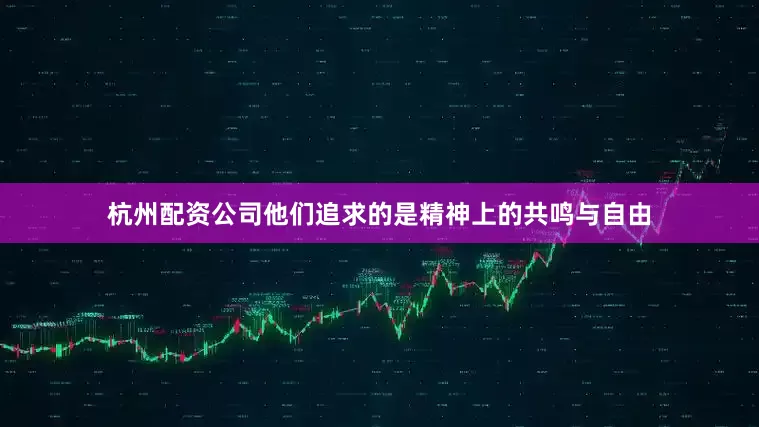 杭州配资公司他们追求的是精神上的共鸣与自由